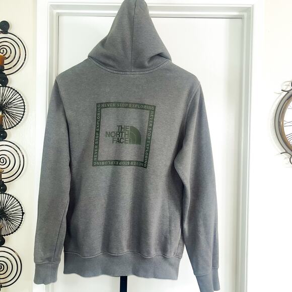 The North Face Mens Fleece Pullover Hoodie - Green, Size M - Picture 1 of 10